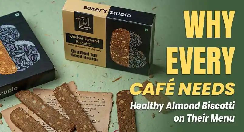 Healthy almond biscotti